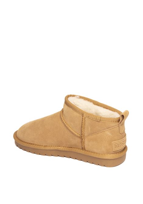 Tan suede ankle boot COLORS OF CALIFORNIA | YW078SHORTWINTER-TAN